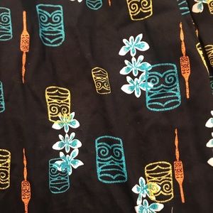 Black Tiki Skirt